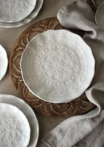 Mattallrik Majas Happiness Tallrik vit - Majas Cottage