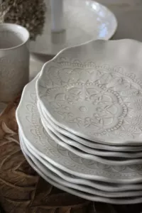 Mattallrik Majas Happiness Tallrik vit - Majas Cottage