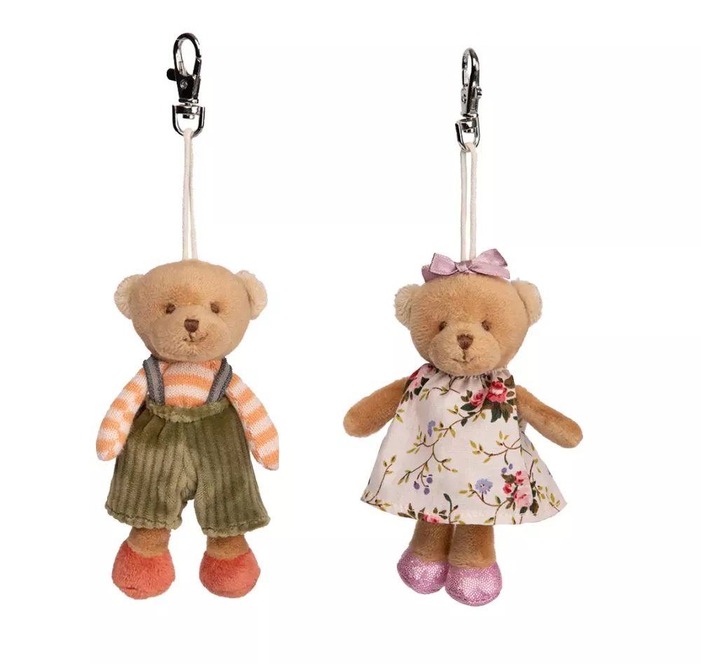 Bukowski Nyckelring Meli Nalle (blommig klänning)