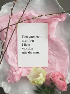 Tavla, Den vackraste stunden... (A5) - Mellow Design