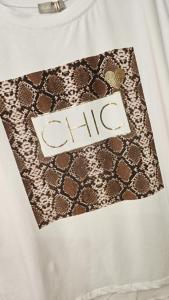 T-shirt Inze, Chic Mörkbrun - Soulful Fashion