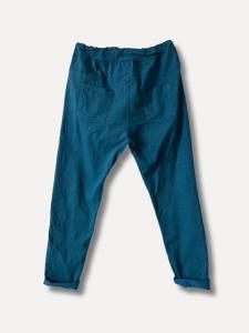 Byxa i stretch, Petrol, Milano, Box X-tra - Reunion Home