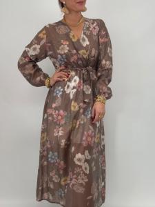 Klänning Blommig, Brun Mirelle - Gemini    BERÄKNAD LEV: JAN/FEB