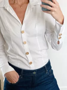 Button Covers, Medallion, Guld Moa (Set om 6) - The Shoelace Brand