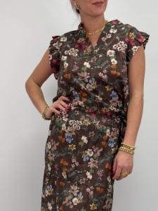 Blus Blommig, Brun Molly - Gemini    BERÄKNAD LEV: JAN/FEB