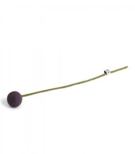 Mörk lavendel blomma i tovad ull, stor (18920) - Én Gry & Sif