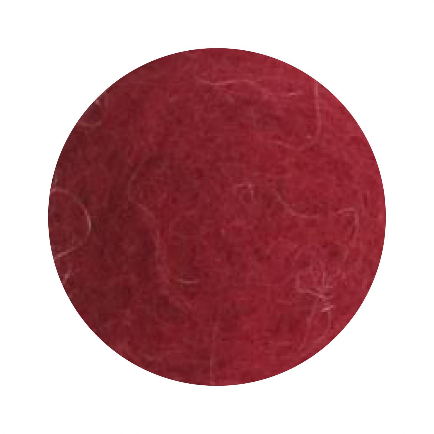 Mörk röd blomma i tovad ull, stor (17929) - Én Gry & Sif