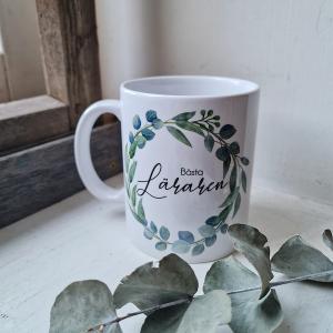 Mugg, Bästa Läraren (Krans) - Gamla Stans Kreativa