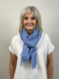 Sjal Jeansblå, Nadja - Mix by Heart     BERÄKNAD LEV: MARS