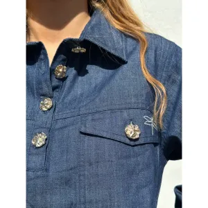 Klänning / Tunika i denim, Nice - Gaspar Express