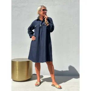 Klänning / Tunika i denim, Nice - Gaspar Express