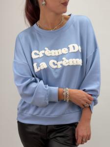 Sweatshirt med tryck, Blå Nila - Gemini    BERÄKNAD LEV: JAN/FEB