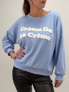 Sweatshirt med tryck, Blå Nila - Gemini    BERÄKNAD LEV: JAN/FEB