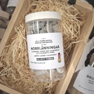 Lakrits, Norrlänningar, 250 g - Lilla Norrländska Konfektyrfabriken