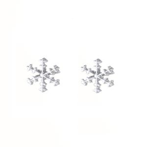 Örhängen Snöflinga, "silver" - Gemini