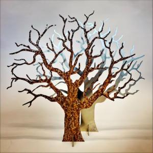 Ödeträd i Plåt, Corten - Älskaplåt