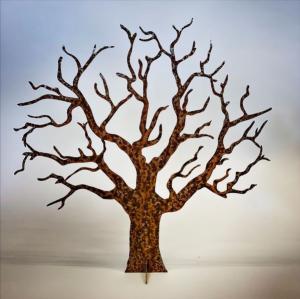 Ödeträd i Plåt, Corten - Älskaplåt