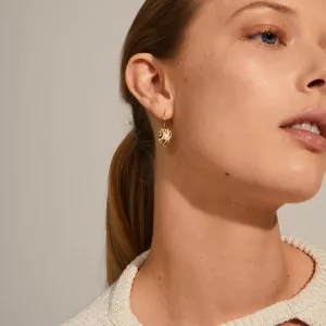 Örhänge EM Guldpläterad – Pilgrim