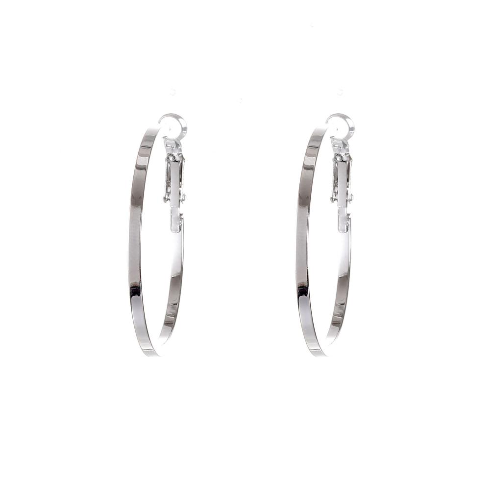Gemini Örhängen, Silverpläterad ring