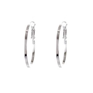 Gemini Örhängen, Silverpläterad ring