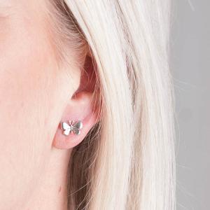 Silverörhängen, Fjäril - by faith