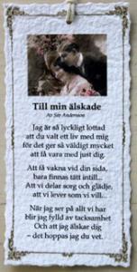 Diktkort - Till min älskade (bild på par)