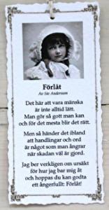 Diktkort - Förlåt