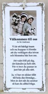 Diktkort - Välkommen till oss