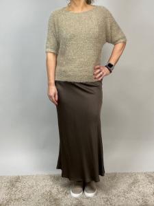 Stickad tröja, Taupe Parisa - Mix by Heart