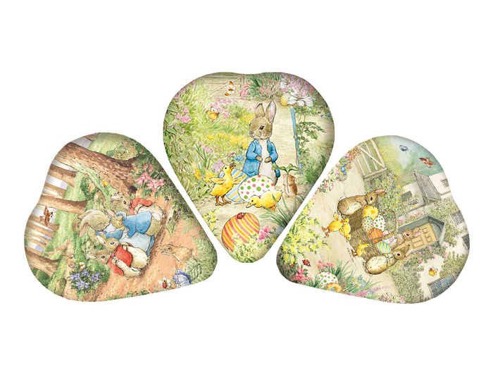 Påskägg 12 cm Beatrix Potter Hjärta, 3 Olika Motiv - Bromma Kortförlag