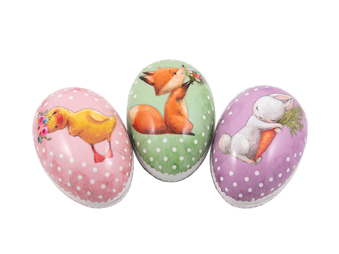 Påskägg 15 cm Söta djur, 3 olika motiv - Bromma Kortförlag