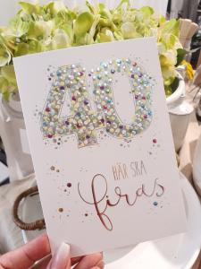 40 - här ska firas, kort från Pictura