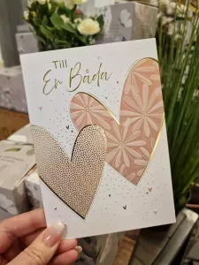 Till Er Båda, Kort med 2 vackra hjärtan - Pictura