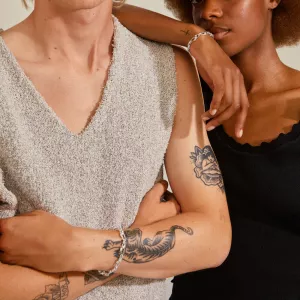 Armband Rani Silverpläterad kedja – Pilgrim