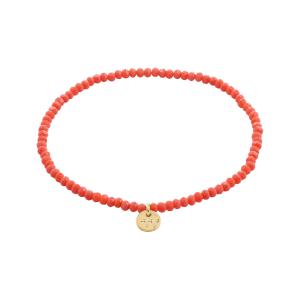 Armband Indie, Små pärlor, Persika - Pilgrim