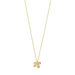 Halsband Ajani, Guldpläterad Blomma - Pilgrim