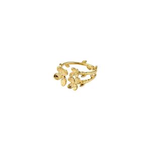 Ring Ajani, Guldpläterade Blommor - Pilgrim