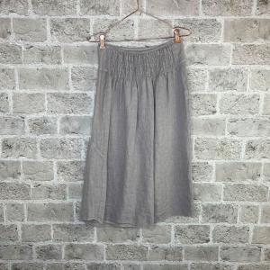 Linnekjol, Taupe Filippa  - Cabana Living