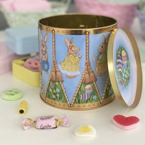 Plåtburk Trumma Påsk - Bromma Kortförlag