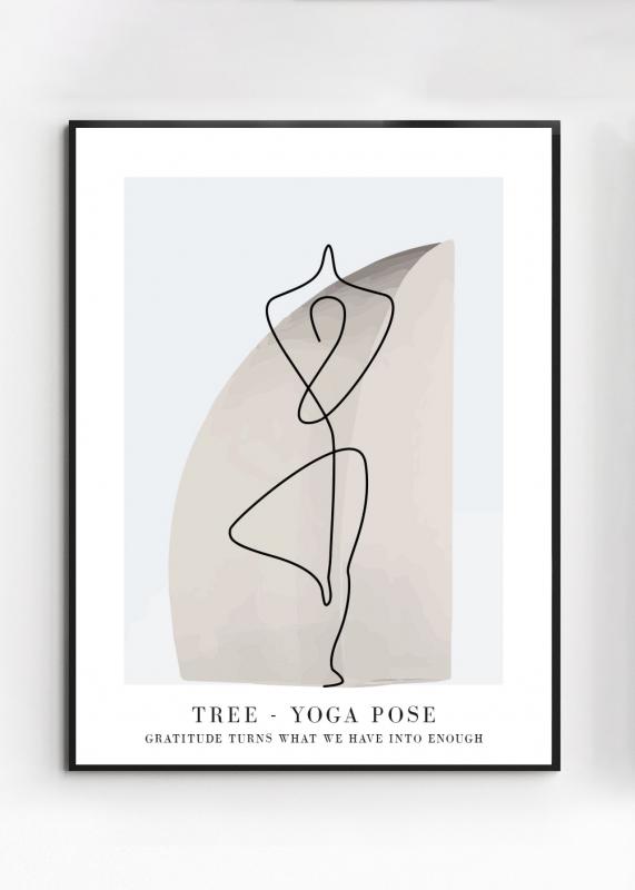 Poster Tree 30X40cm - Zelected by Houze