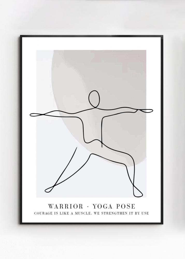 Poster Warrior 30X40cm - Zelected by Houze