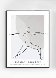 Poster Warrior 30X40cm - Zelected by Houze