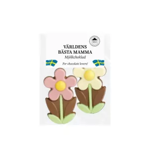 Chokladblommor 2 st, Världens Bästa Mamma - Pralinhuset