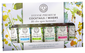 Presentlåda med 6 Cocktails/Mixers (alkoholfritt) - Åhus Tonics