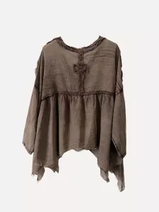 Blus Boho Brun, Shirley - Reunion