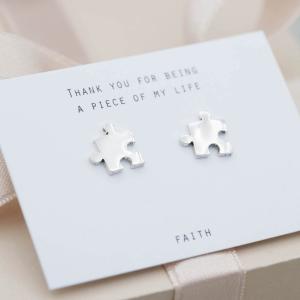 Silverörhängen, Pussel - by faith