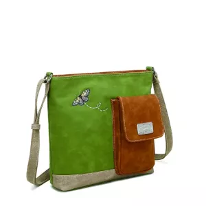 Quack Cross-Body Väska röd-orange-grå - HI-DI-HI
