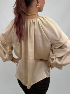 Blus Beige, Glansig Raya - Gemini