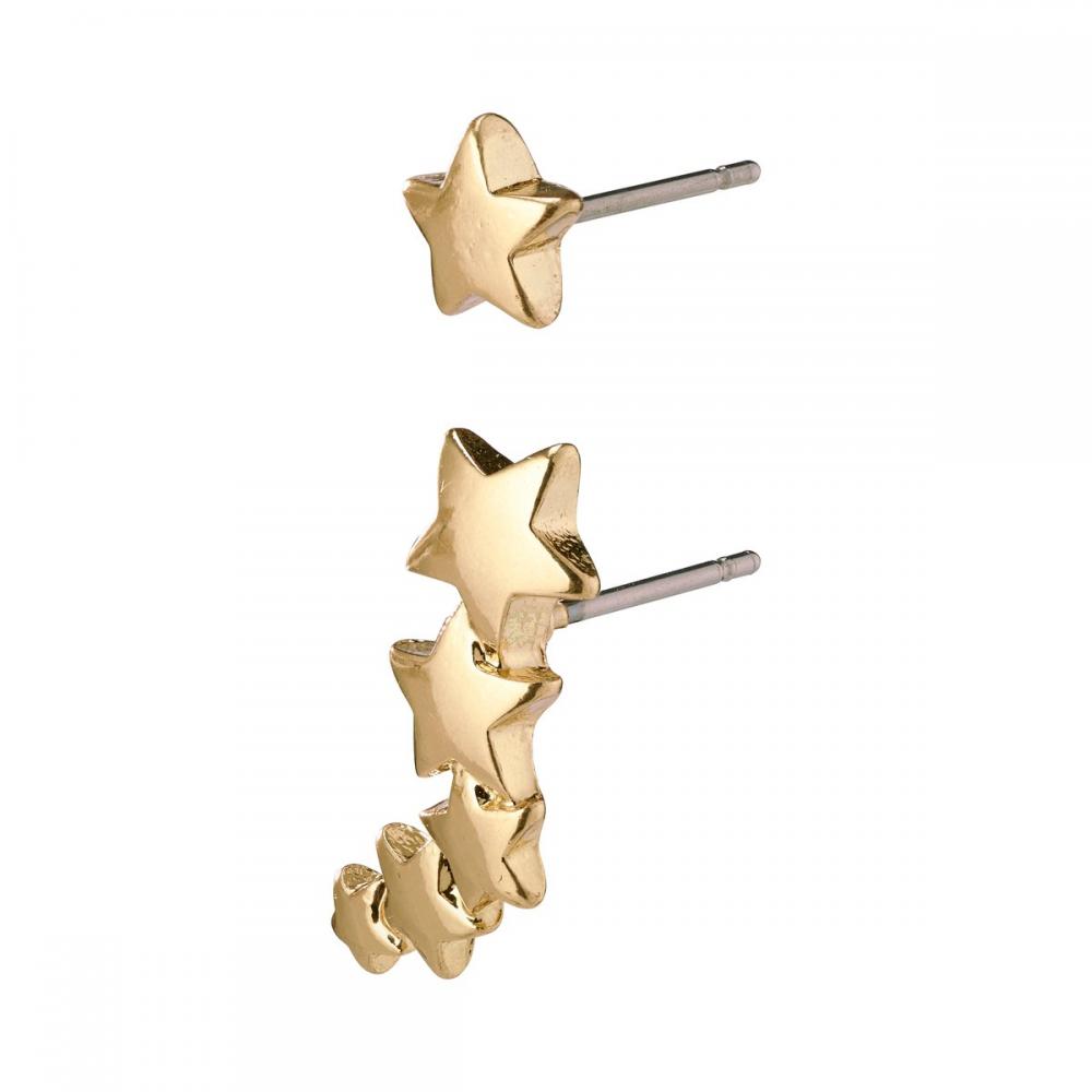 Örhängen, Ava, Guldpläterad - Pilgrim