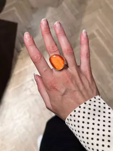 Ring Omikron, Orange Guld – 7EAST